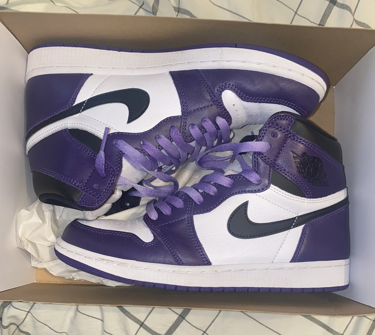 Size 10 - Jordan 1 Retro High OG Court Purple 2.0 2020  display picture 1