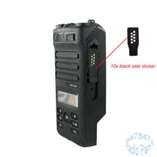 10Pcs Covering Side Escutcheon Sticker Fit For XPR3300 XPR3500 Two Way Radio
