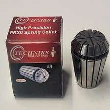 7mm  ER20 PRECISION COLLET - .0002" T.I.R Techniks 04220-07