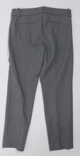 J CREW NUOVO CON ETICHETTE Donna Grigio Heather Grafite Cotone Elastico Piatto Tagliato Ca... - Foto 5 di 7