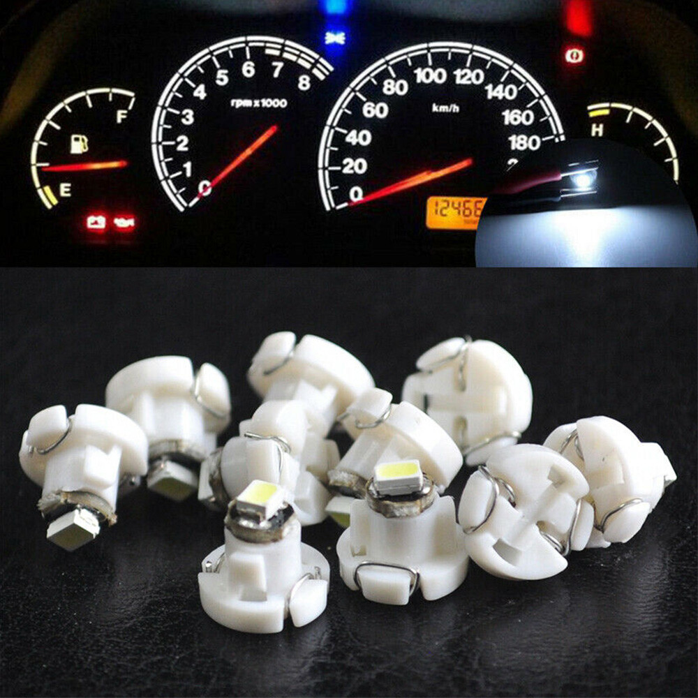 10x T4.2 Neo Wedge LED Car Dash Switch A/C Climate Control HVAC Light Bulb White