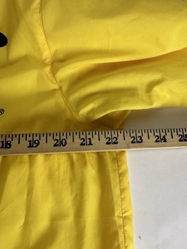 AAPE by BAPE a bathing ape Face Windbreaker Jacket Yellow streetwear Men’s SZ L - Picture 5 of 12