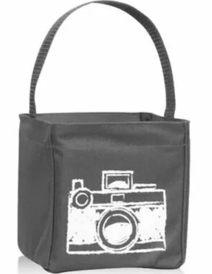 NEW Thirty One Camera Organizing Littles Carry All Caddy Tote Bag Box Gray White