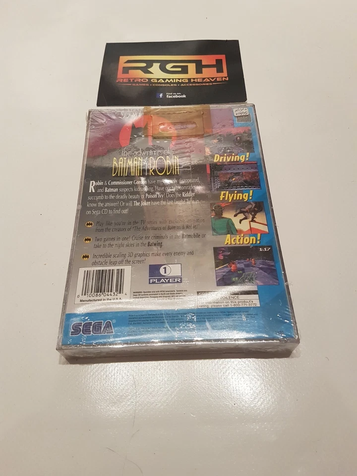 THE ADVENTURES OF BATMAN & ROBIN SEGA CD USA MEGA GAME BRAND NEW FACTORY SEALED - Image 2 of 4