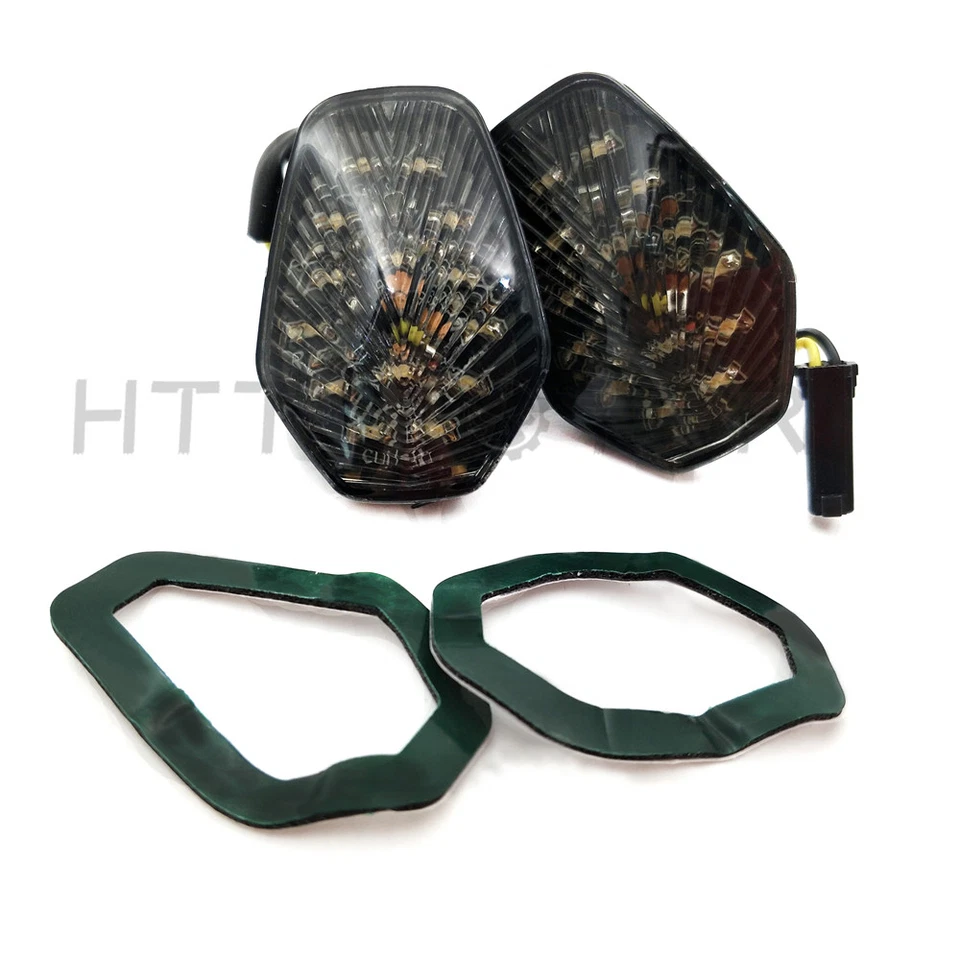 Luzes de seta de LED fumaça para Suzuki Gsxr 600 750 1000 2001 2002 2003 2004 - Imagem 2 de 4