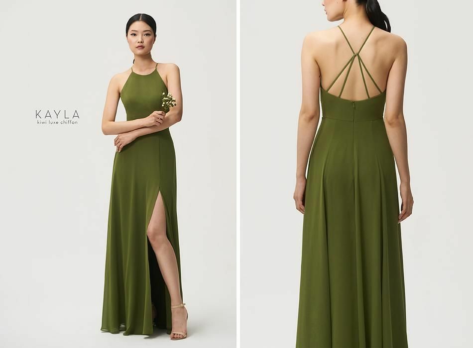 kiwi bridesmaid dresses Sierra Dress in Kiwi – SALONI
