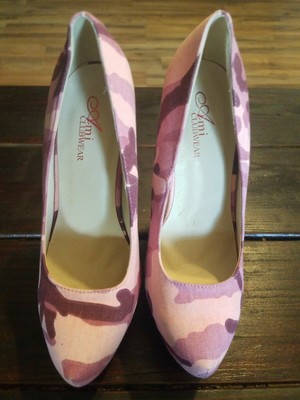 pink camo heels