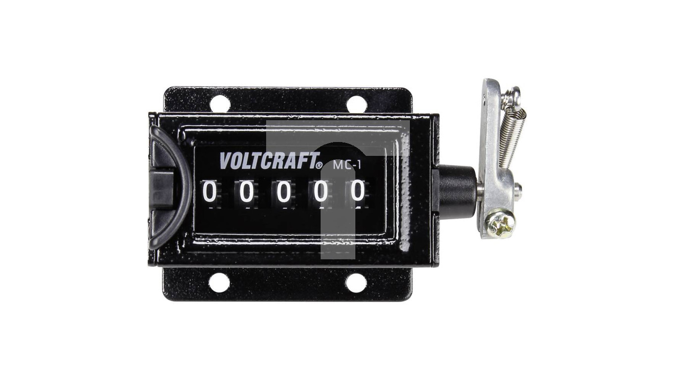 Voltcraft MC-1 mechanical counter, 58 x 47 mm, 0 - 99999 108527 /T2UK