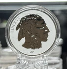 1 Troy oz Reverse Proof Buffalo HM Series Silver .999 In Capsule
