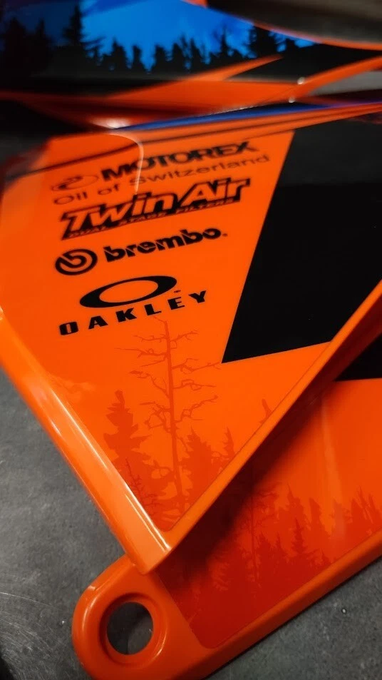 Plastics + Graphics applied KTM 2020 2021 2022 2023 XC-W XCF-W EXC EXC-F - Imagem 3 de 4