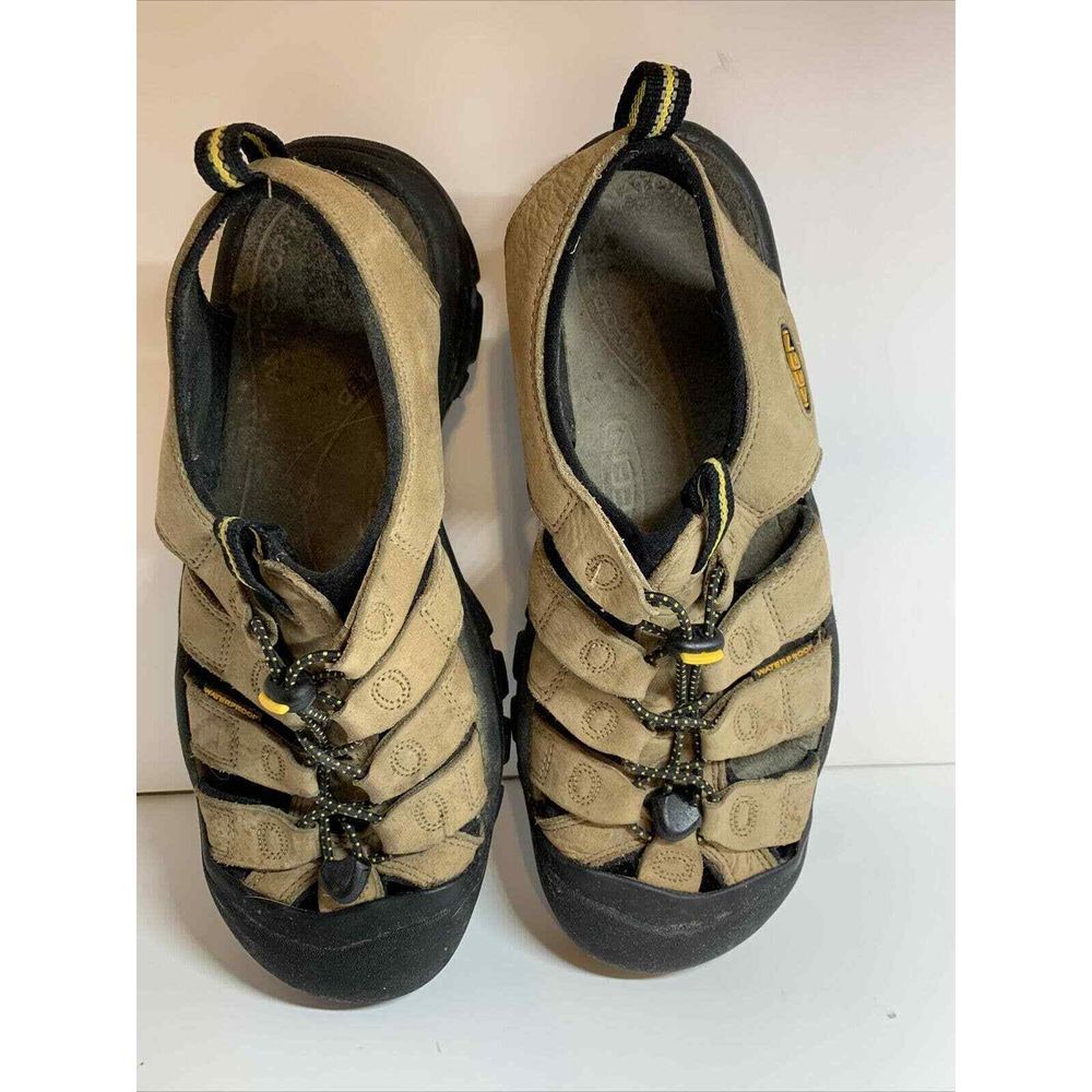 Keen Scarpe Lavabili Sandali Impermeabili Uomo Taglia 12 Marrone Beige