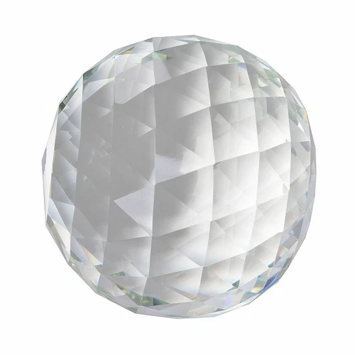 Clear Cut Crystal Sphere 50-200MM Faceted Gazing Ball Prisms Suncatcher Home - Picture 4 of 6