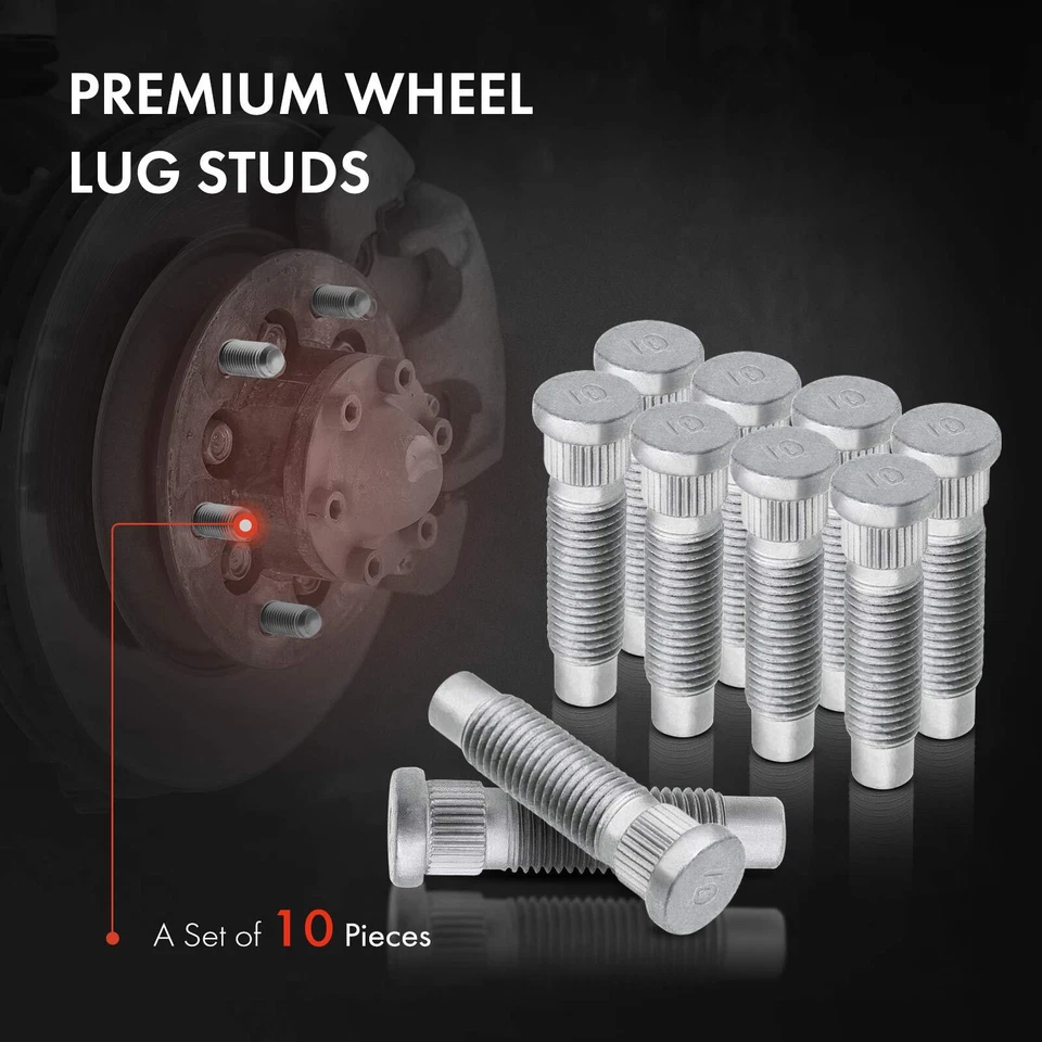 Гвоздики зажимные колесные M12-1,5 для Chevy Malibu Corvette Impala Buick Cadillac GMC 10 шт. - Изображение 3 из 4