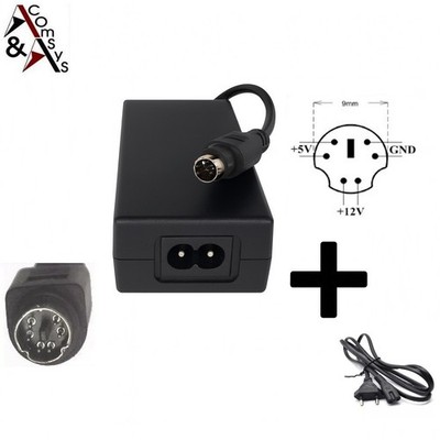 Netzteil Power Supply 12V 5V 2A SPP3 Extern Gehäuse Festplatte Case 6Pin #U5L