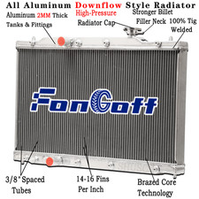 2 Row Radiator For 2023-2024 Honda Accord 2022 2023 2024 Honda Civic L4 1.5l Gas