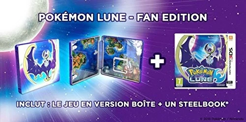 Pokemon Lune Edition Collector Nintendo 3DS Complet PAL FRA/EUR TBE ++++, photo 3 sur 3