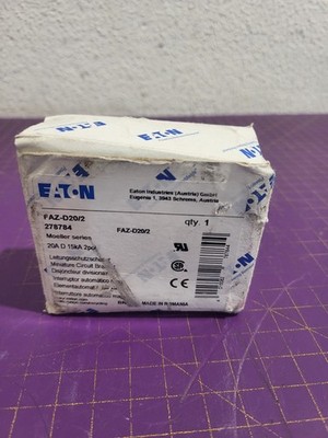 Eaton FAZ-D20/2 Leitungsschutzschalter 20A D 2-polig 15kA_0.25_5