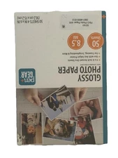 BRAND NEW Pen + Gear White Glossy Inkjet Photo Paper, 4 x 6, 8.5 Mil, 50 Sheets