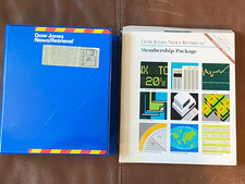 Dow Jones News/Retrieval Membership Package w/User Guides Software - Macintosh
