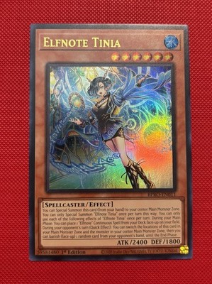 Yugioh! Elfnote Tinia BPRO-EN011 Ultra Rare 1st Edition NM
