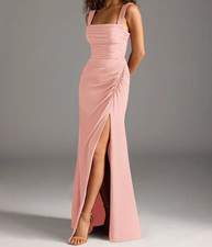 Azazie Jesaphine Sheath Bow Dress