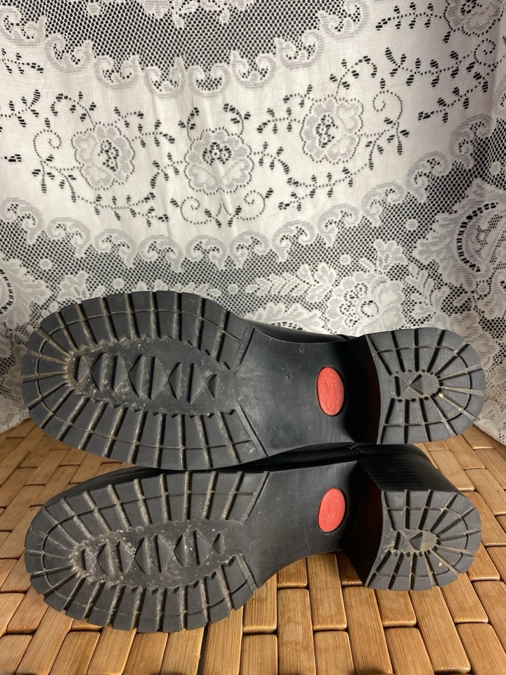 sporto lace up  booties womens 9 Leather upper cute style - Image 3 of 4