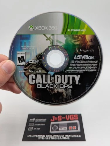 Call of Duty: Black Ops (Microsoft Xbox 360, 2010) Disc Only Tested
