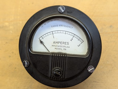 #ad Simpson 0 3V DC Panel Meter Model 136 Simpson Electric Co. Chicago 6121 $24.99