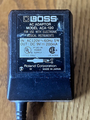 vintage BOSS ACA-120 AC adaptor (48)