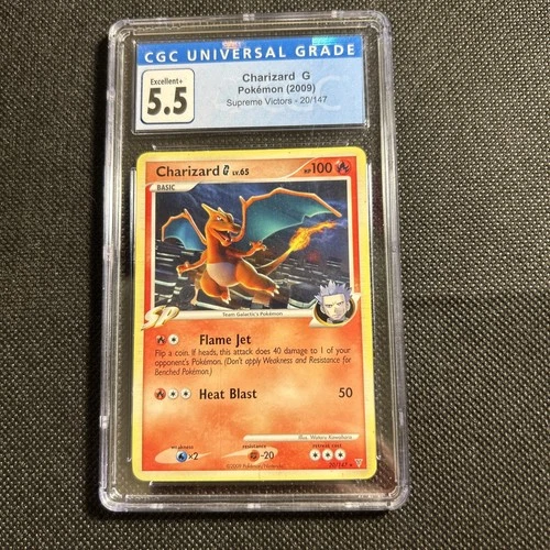 2009 Pokemon Supreme Victors Charizard G CGC 5.5 EX #20/147