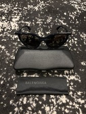 Balenciaga Black Cat Eye Ladies Sunglasses BB0101S 001