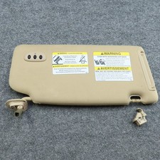 06-14 Subaru Tribeca B9 Sun Visor Driver Side Left Shade Oem Beige Tan Homelink