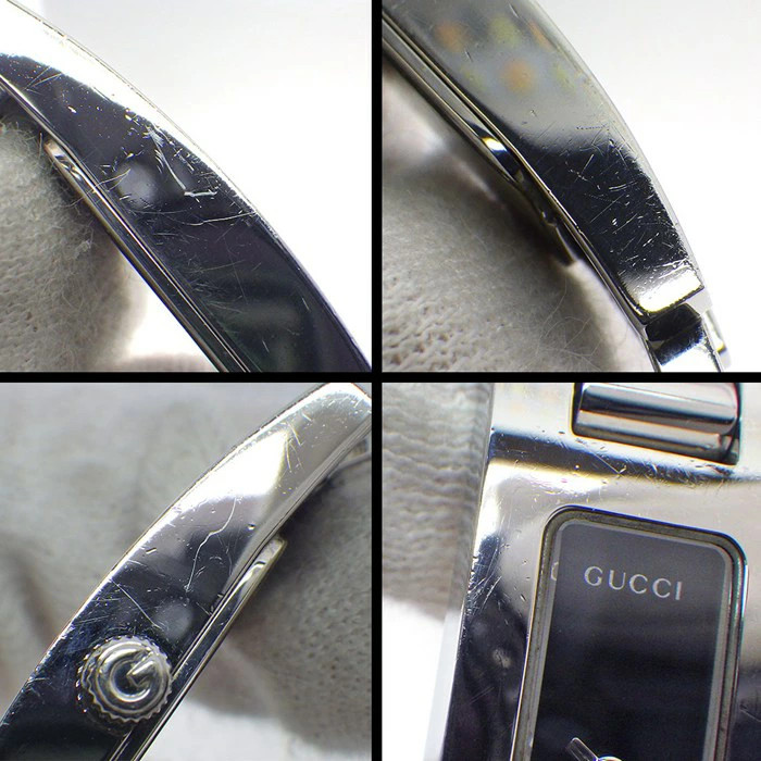 Gucci Men's Black Rectangular Bangle Watch 3900L … - image 6