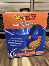 DragonBall Z Goku Wired Gaming Headset Headphones Glowing LED Lights - NEW! 💥