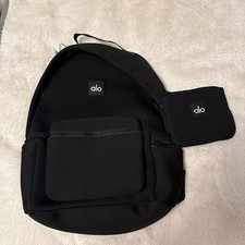 BNWT Alo Yoga Stow Backpack Black With Detachable pouch 398