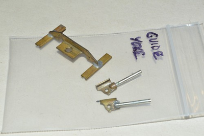 #ad #ad HO scale steam locomotive PARTS brass guide yoke $3.00