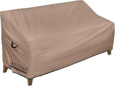 Ultcover Waterproof Outdoor Sofa Cover - Durable Patio Bench Covers 58w X 28d