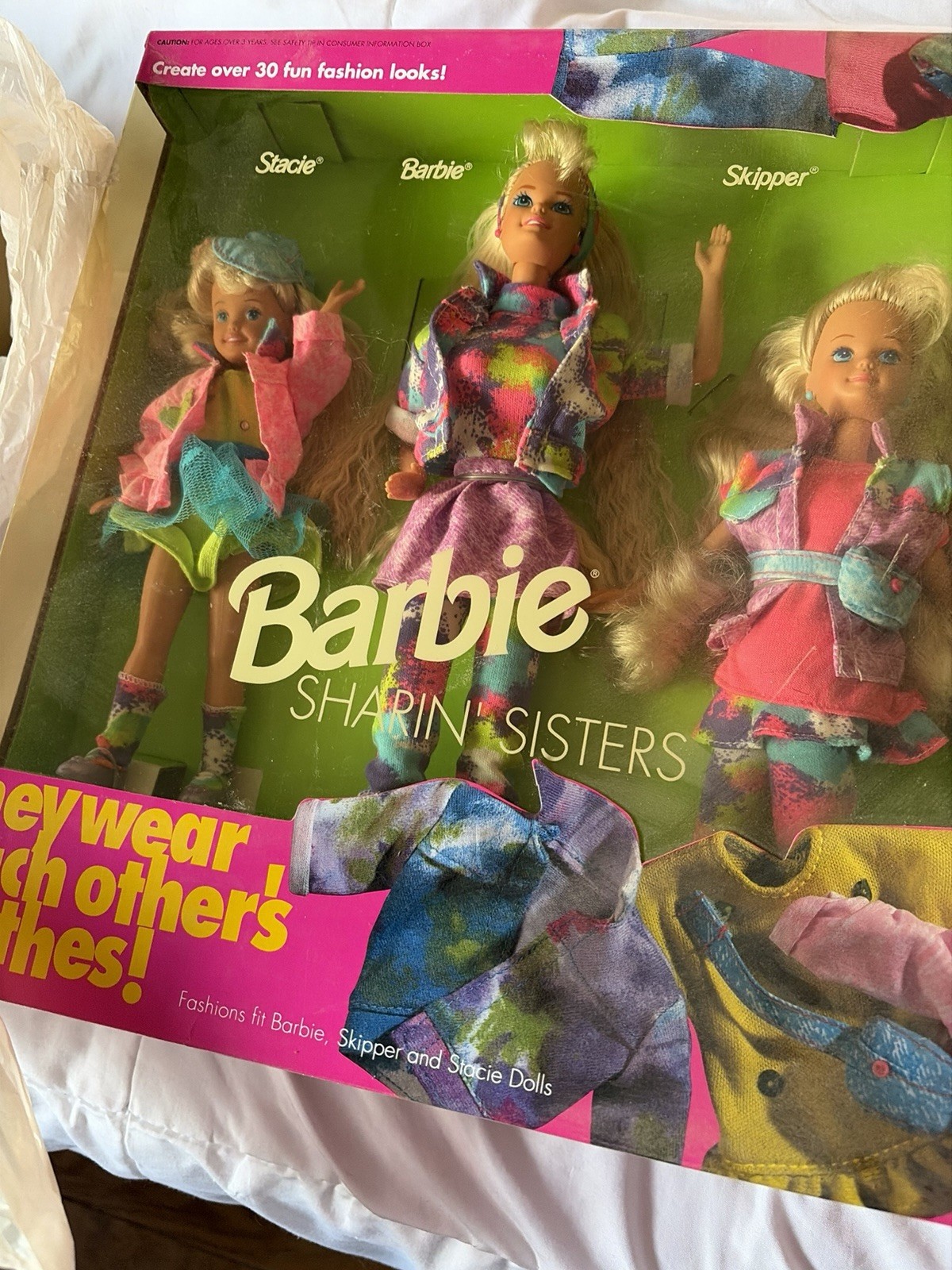 Mattel Sharin' Sisters Barbie, Skipper & Stacie Fashion Doll