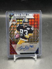 2023 Panini Mosaic Louis Lipps Auto Mosaic Red #/199 Steelers