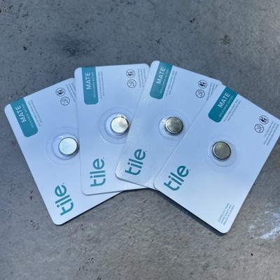 New Sealed Package Lot of 4 Tile Mate Replacement Batteries BA-MATE01