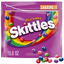 Skittles Wild Berry Chewy Candy, Sharing Size - 15.6 Oz Bag -  Free Shipping