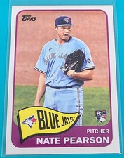 2021 Topps 1965 Redux RC #T65-48 Nate Pearson Blue Jays Baseball Card G6