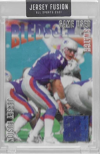 DREW BLEDSOE 2021 Jersey Fusion GAME USED JERSEY RELIC - PATRIOTS