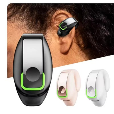Bluetooth 5.3 Wireless Earbuds Ear Clip Bone Conduction Headphones Sport Headset