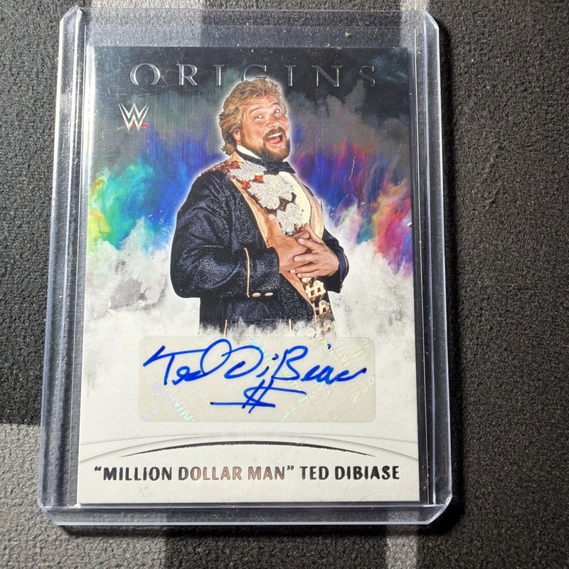 2022 Panini Chronicles Origins WWE Ted DiBiase Million Dollar Man Auto 
