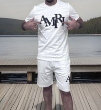 AMIRI T-SHIRT & SHORTS SET BEAUTIFUL QUALITY & DESIGN,NWT (M) Medium 