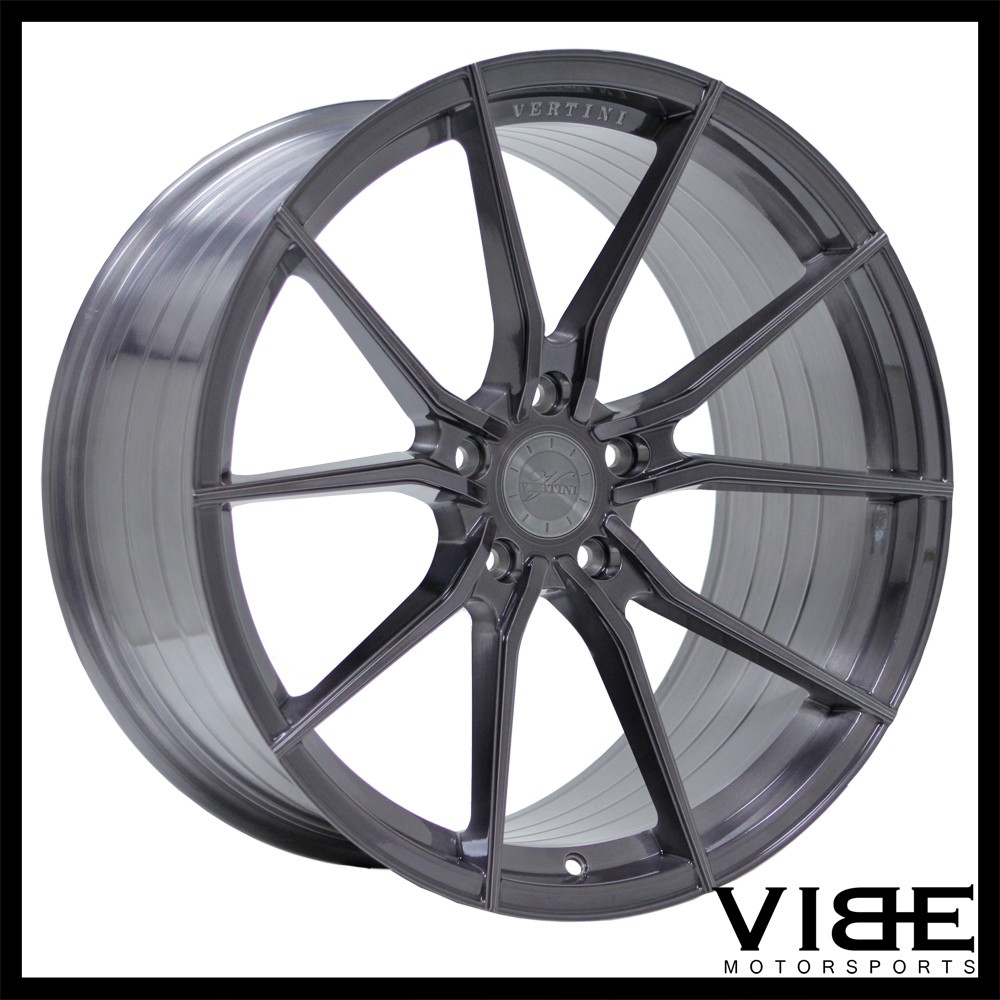 20" VERTINI RF1.2 TITANIUM CONCAVE WHEELS RIMS FITS MASERATI QUATTROPORTE