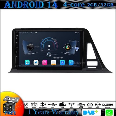 9''Android 14 Autoradio GPS Navigation DAB Carplay WIFI for Toyota C-HR 2016-2020