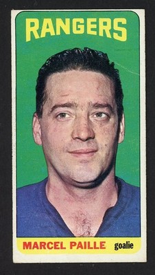 1964-65 Topps MARCEL PAILLE New York Rangers Tallboys SP #92 VG/EX Condition
