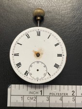 PARTS REPAIR Dimier Freres Swiss Movement Pocket Watch Antique Porcelain Dial